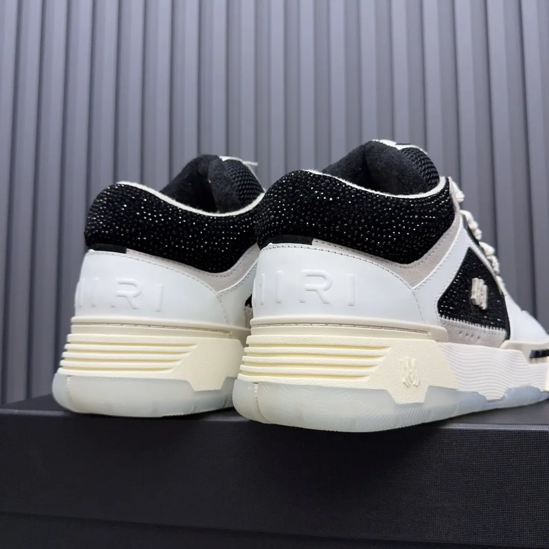 Men's shoes 💰760💰 AMIRI AMIRI fashion brand hot sale 🔥 Available all year round, couples 💑 Official website synchronization Imported fabrics 1⃣️ vs 1⃣️ replica, original factory special original sole, 35-45 (45. non-refundable)